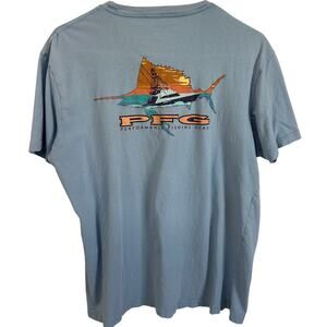Columbia PFG Performance Fishing Gear Tee Men’s L – Marlin/Sailfish Graphic